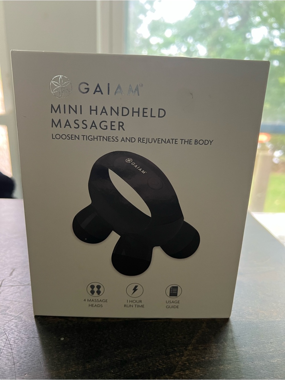 GAIAM Mini Handheld Massager — Black